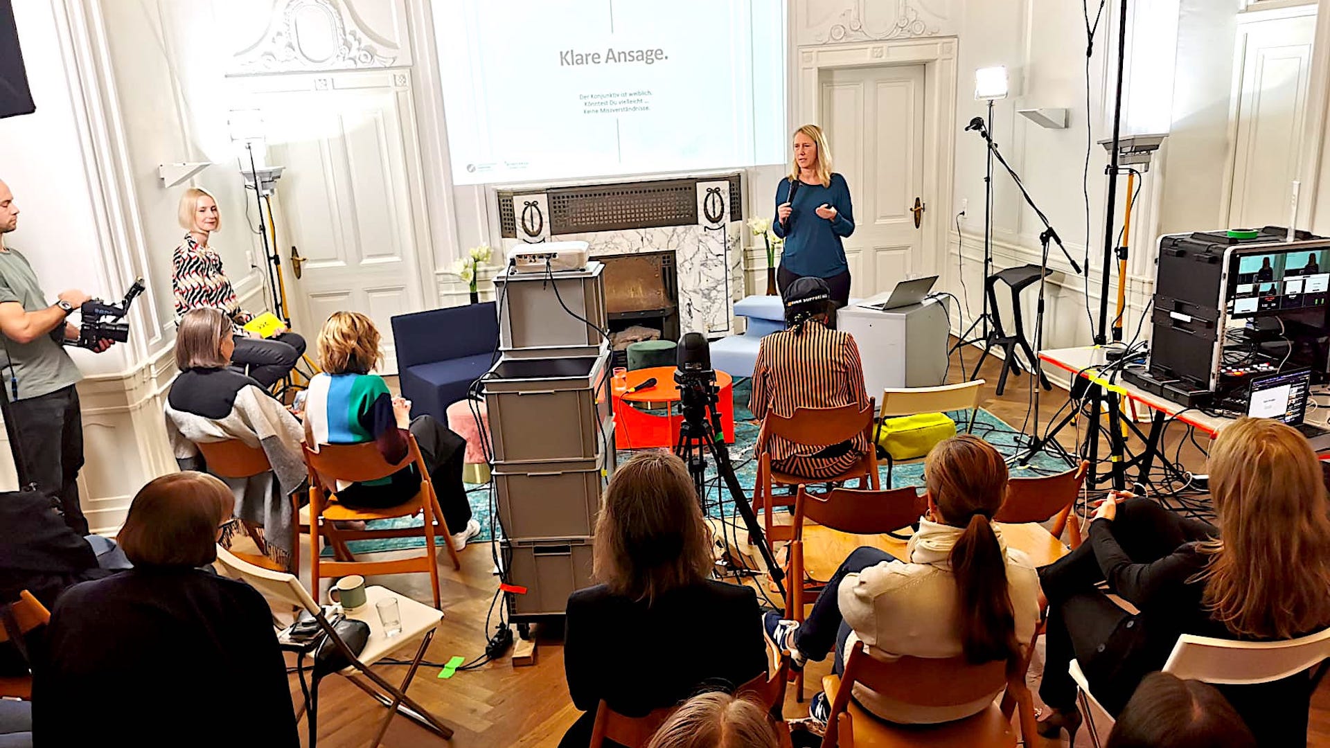 „Trau dich aus der Komfortzone“, Impulsevortrag von Larissa Pohl. Copyright: Beatrice Steimer